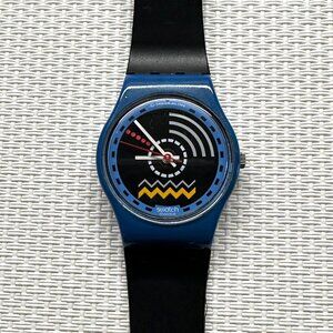 Swatch Watch Running Water LS103 Vintage 1986